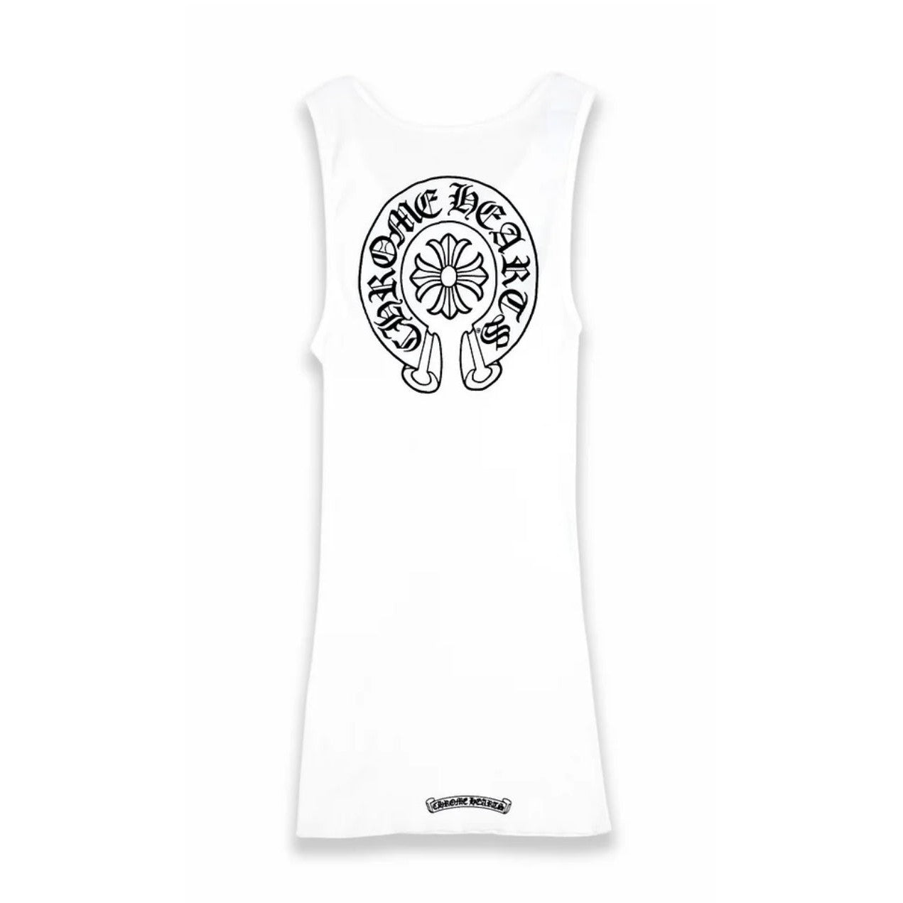 Chrome Hearts White Horseshoe Tank top