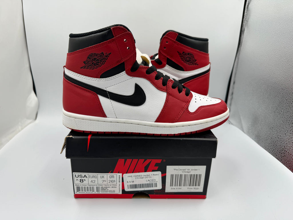 PRE OWNED Jordan 1 Retro Chicago (2015)