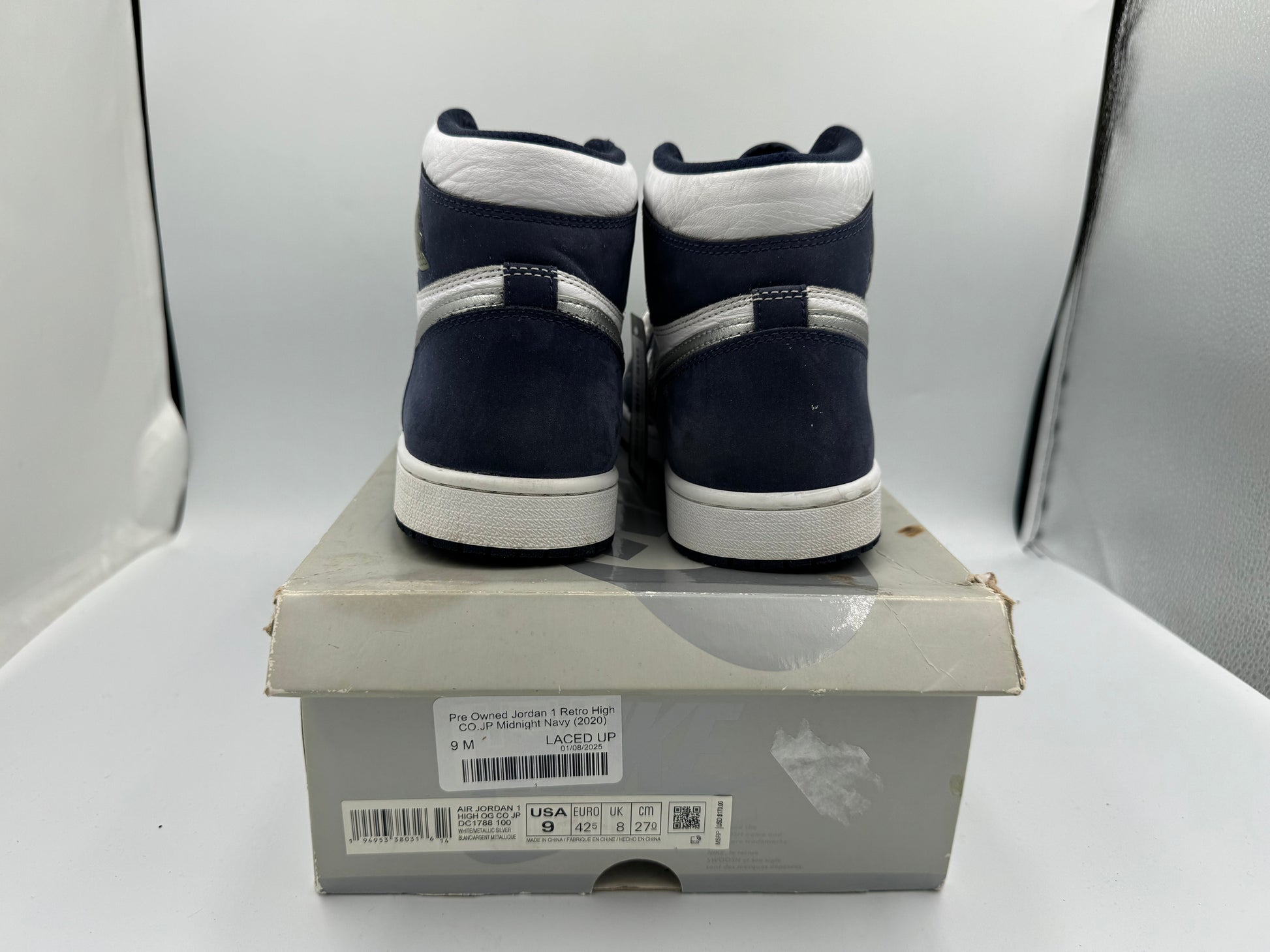 Pre Owned Jordan 1 Retro High CO.JP Midnight Navy (2020)