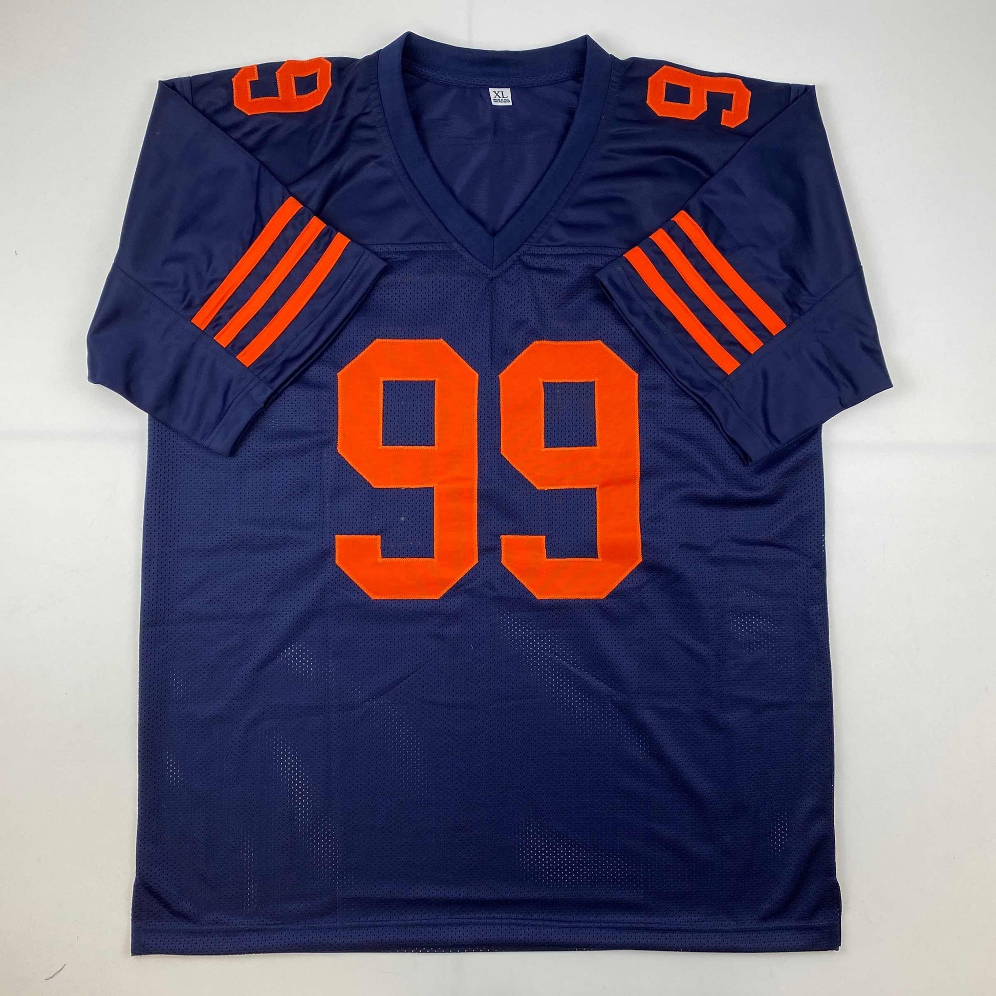 Autographed/Signed Dan Hampton Chicago Color Rush Football Jersey Beckett BAS COA