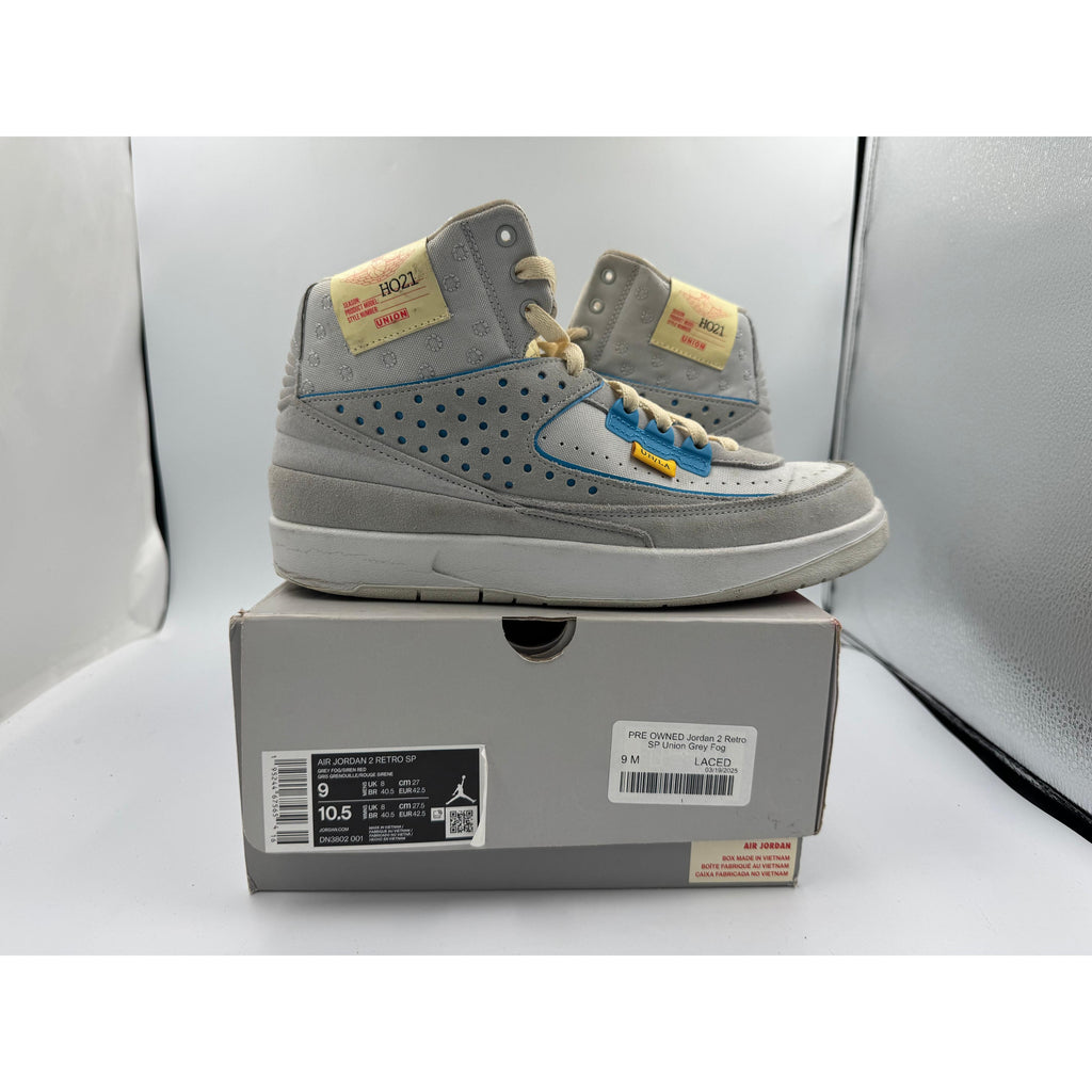 PRE OWNED Jordan 2 Retro SP Union Grey Fog
