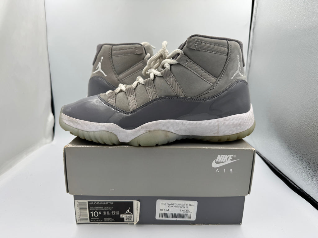 PRE OWNED Jordan 11 Retro Cool Grey (2021)