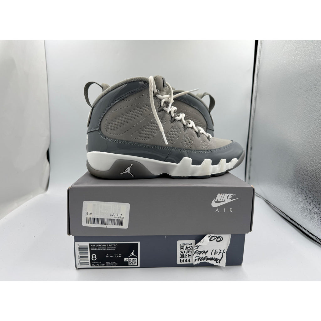 PRE OWNED Jordan 9 Retro Cool Grey (2025)