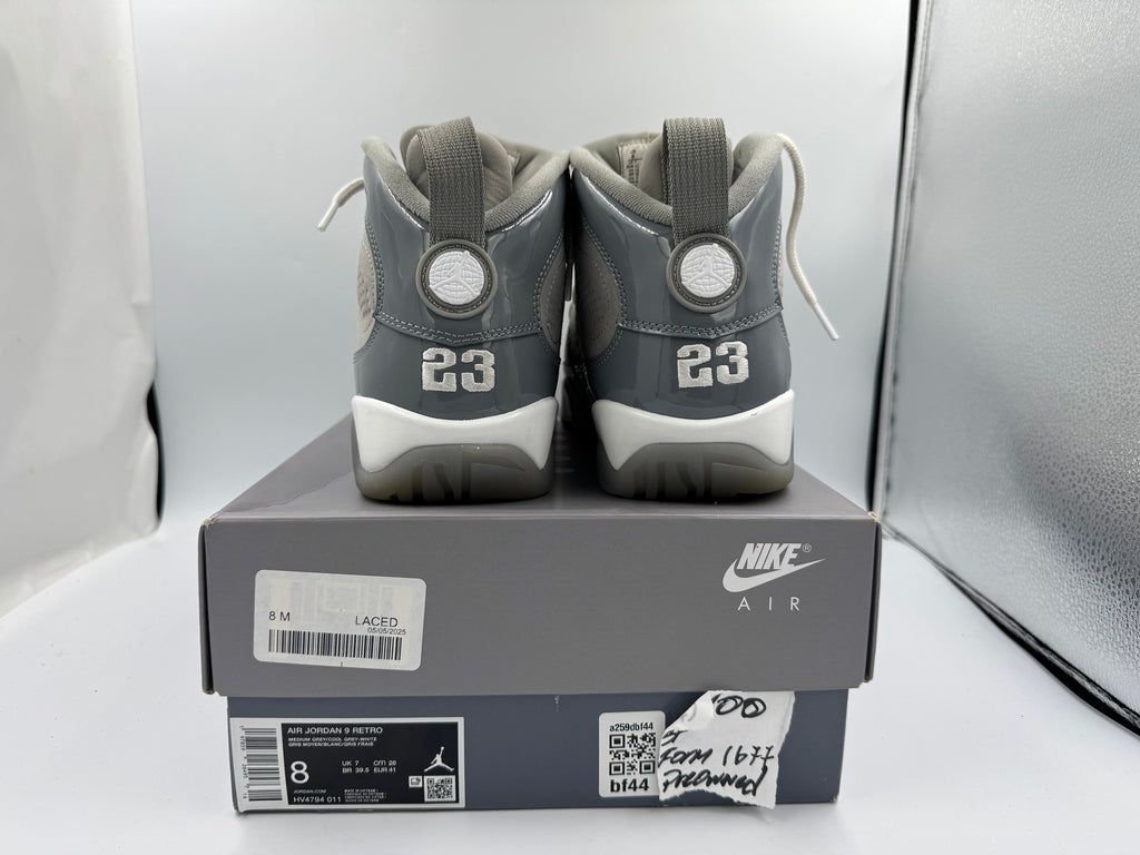 PRE OWNED Jordan 9 Retro Cool Grey (2025)