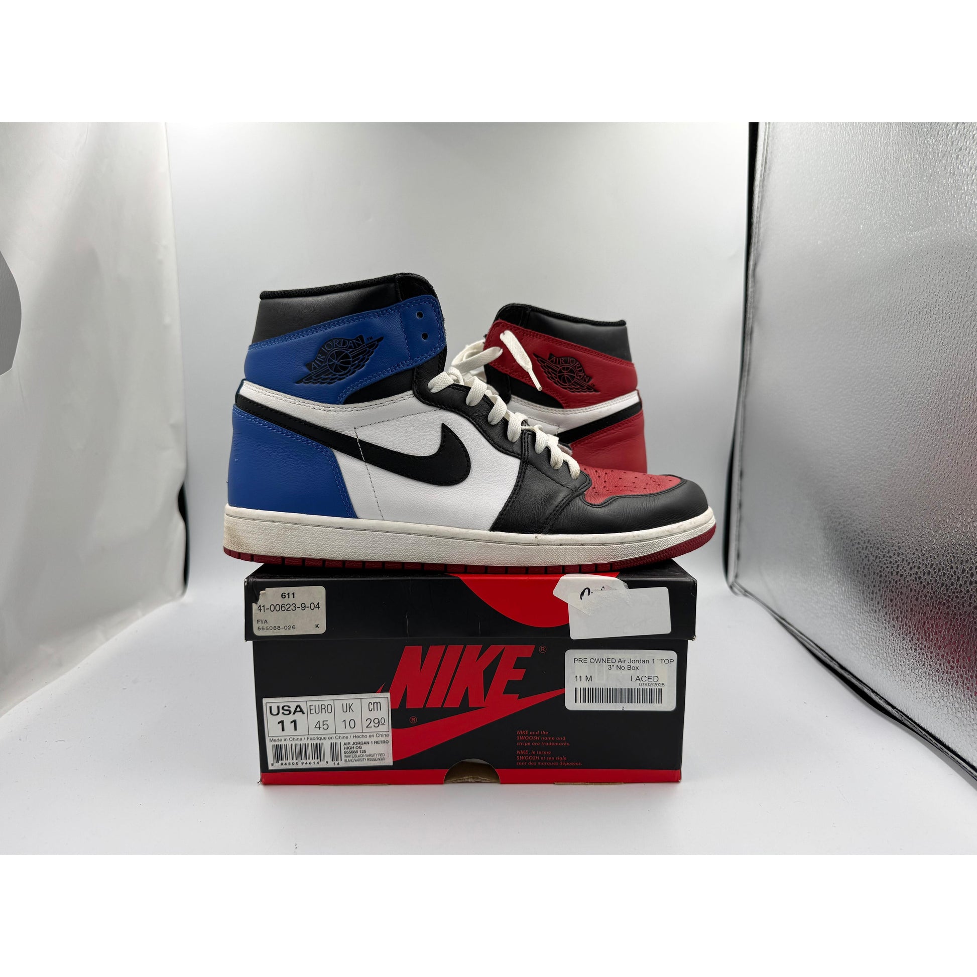 PRE OWNED Air Jordan 1 "TOP 3" No Box