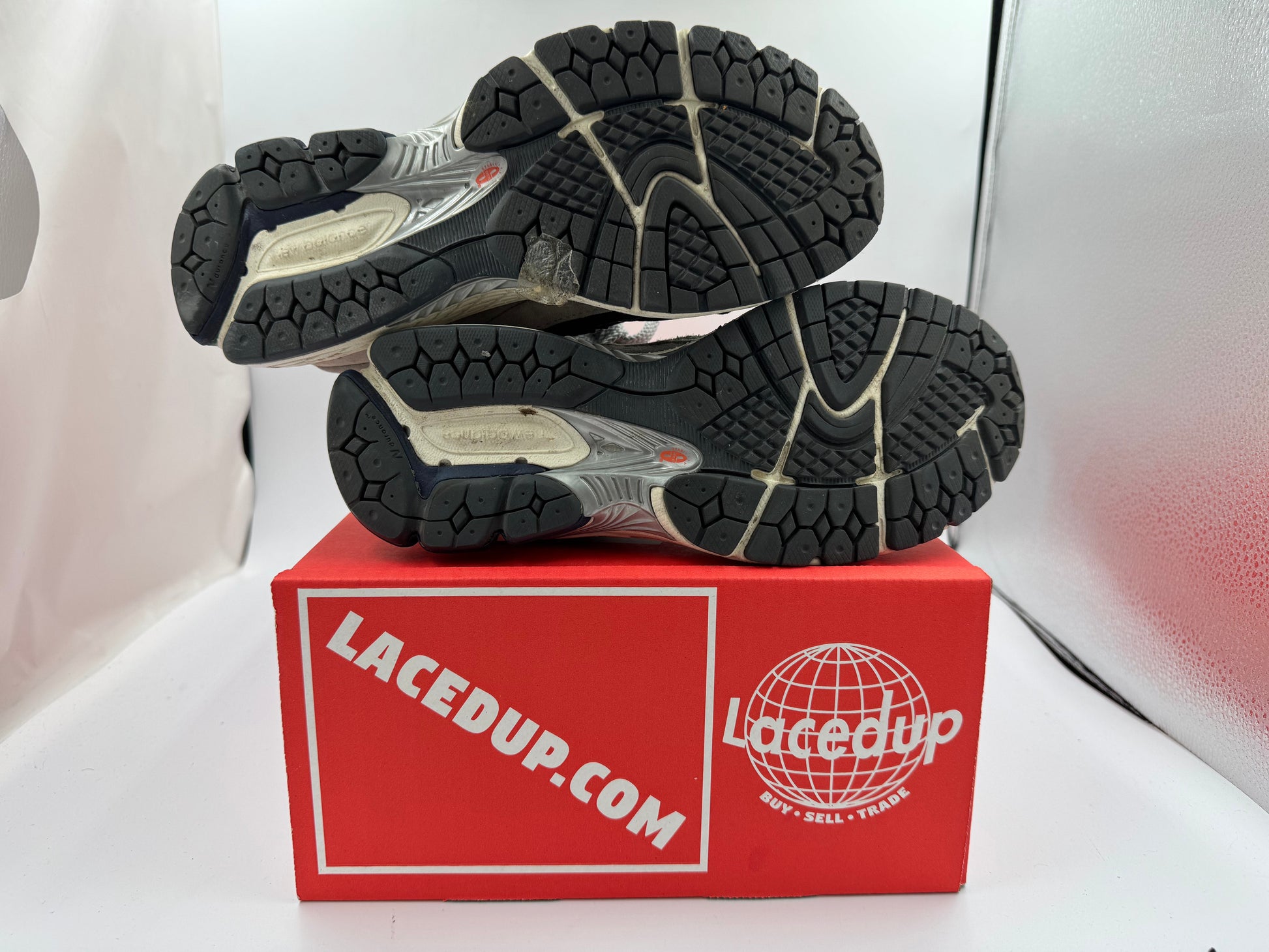 PRE OWNED New Balance 2002R Defense Green Natural Indigo No Box