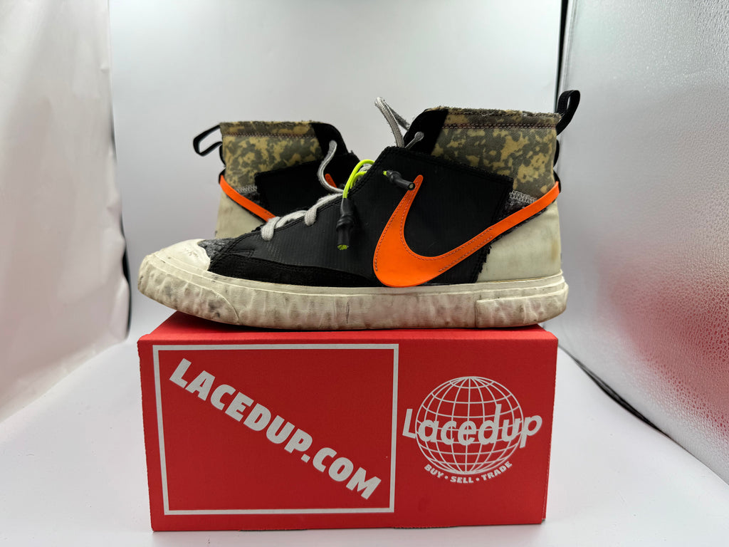 PRE OWNED Nike Blazer Mid READYMADE Black No Box