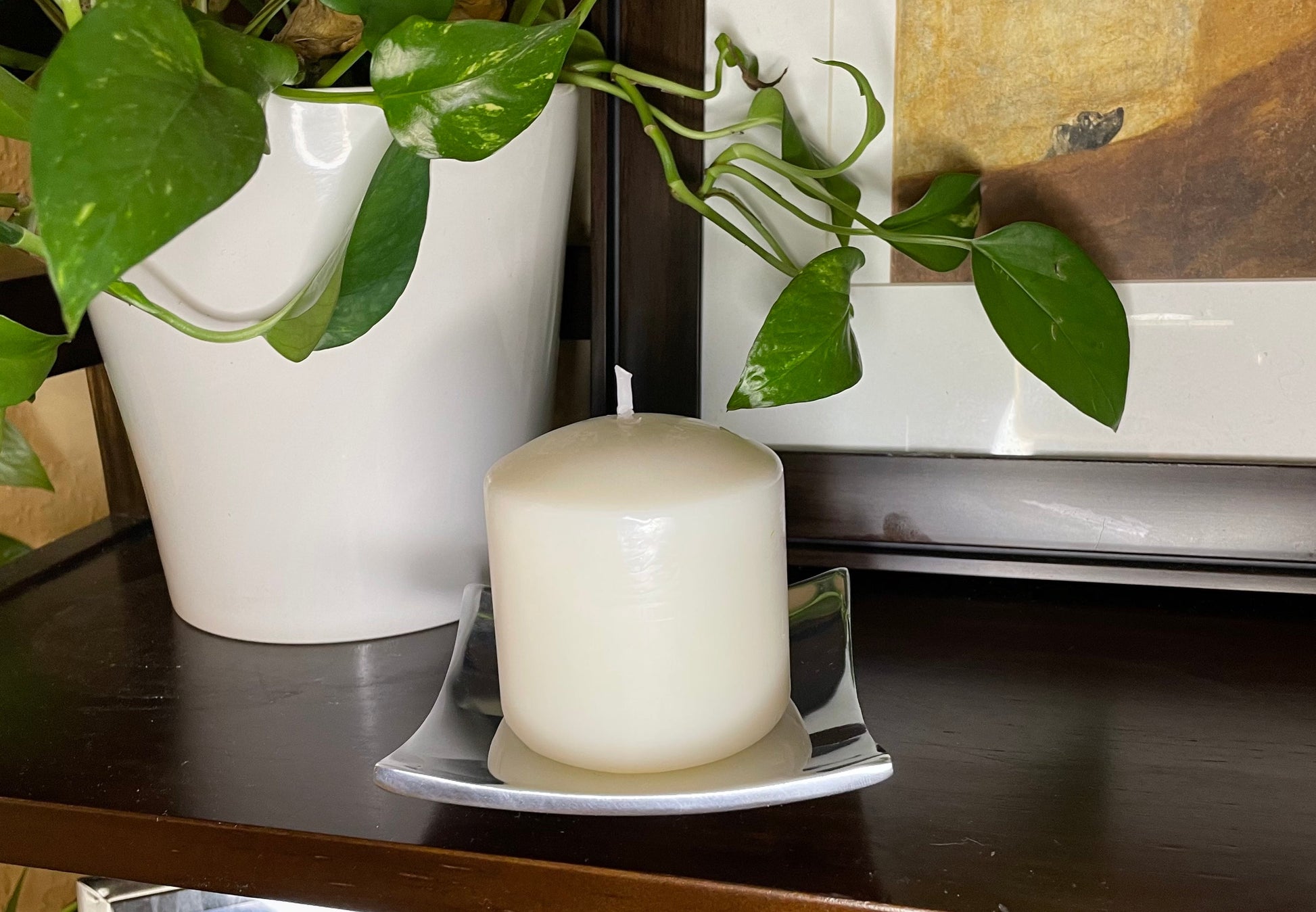 Wavy Square Candle Holder Multi-Purpose Minimalist Ceramic Tray Jewelry Dish