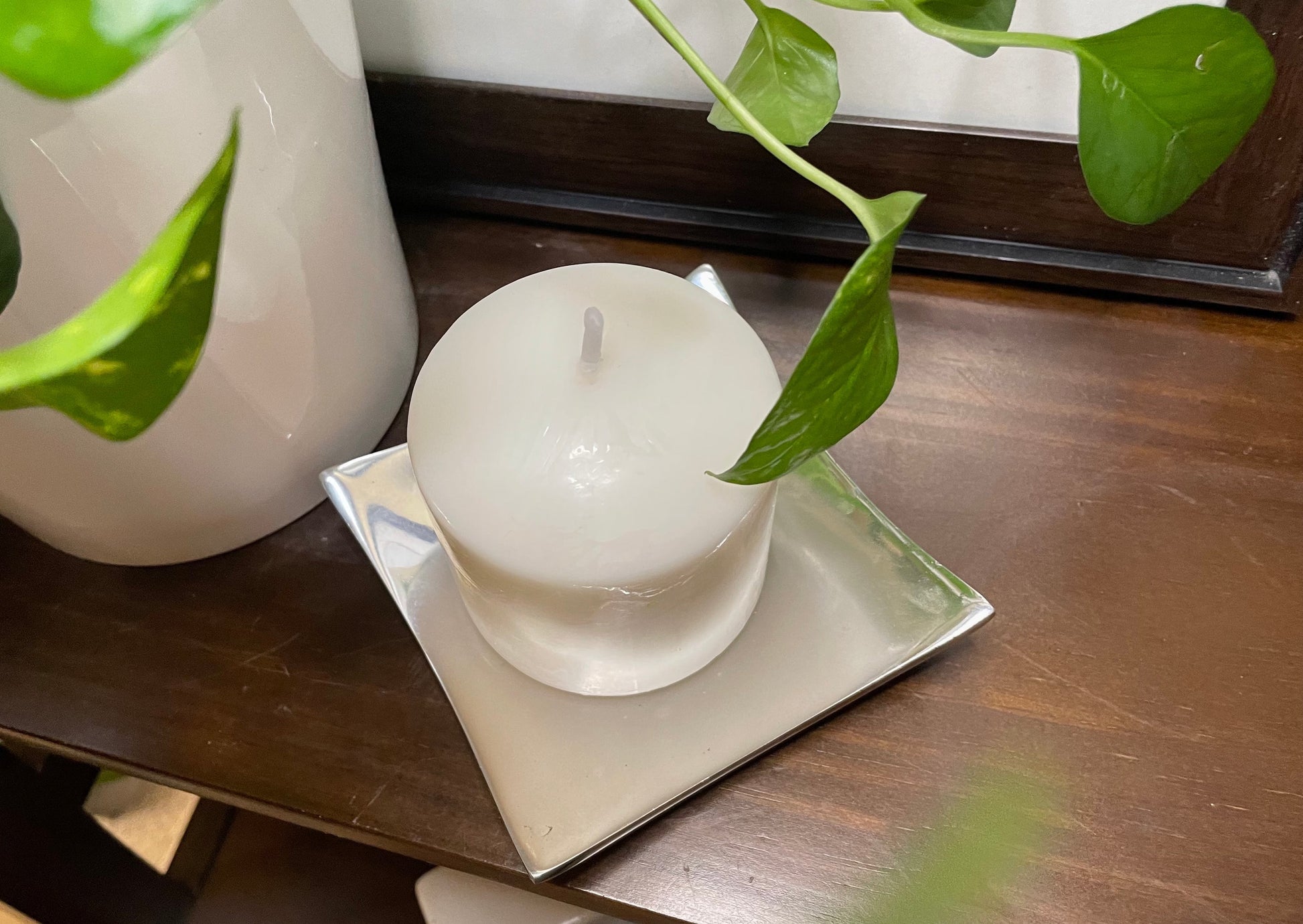 Wavy Square Candle Holder Multi-Purpose Minimalist Ceramic Tray Jewelry Dish
