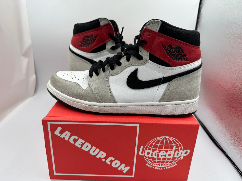 PRE OWNED Jordan 1 Retro High Light Smoke Grey No Box