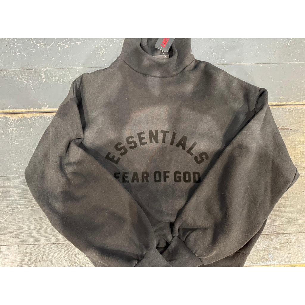 Fear of God Essentials Black Bonded Hoodie (Jet Black) Conditional