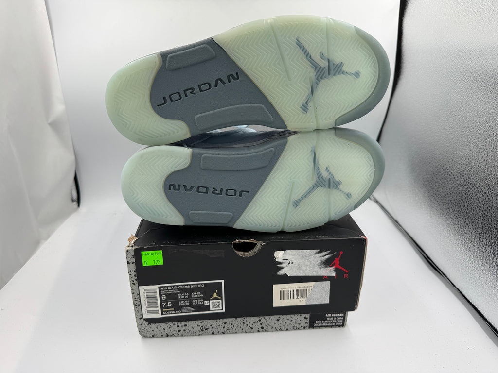 PRE OWNED Jordan Retro 5 " Blue Bird" WMNS Conditional