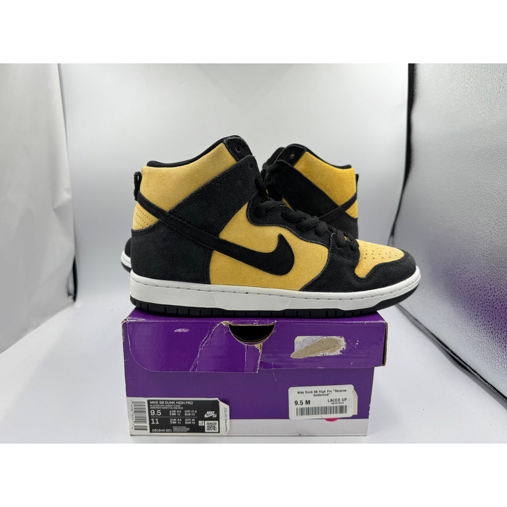 PRE OWNED Nike Dunk SB High Pro "Reverse Goldenrod" Conditional