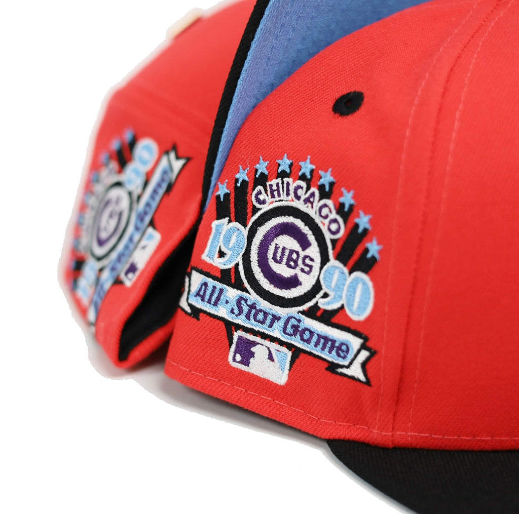 Chicago Cubs 1990 All Star Game Patch Fitted Hat 59Fifty