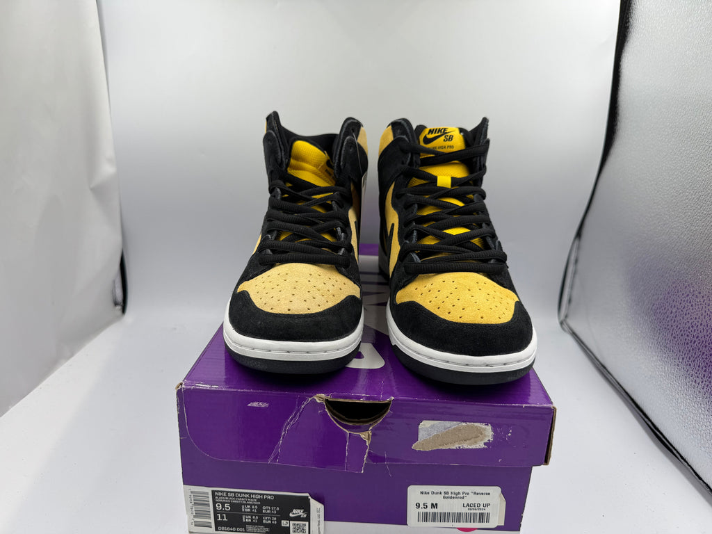 PRE OWNED Nike Dunk SB High Pro "Reverse Goldenrod" Conditional
