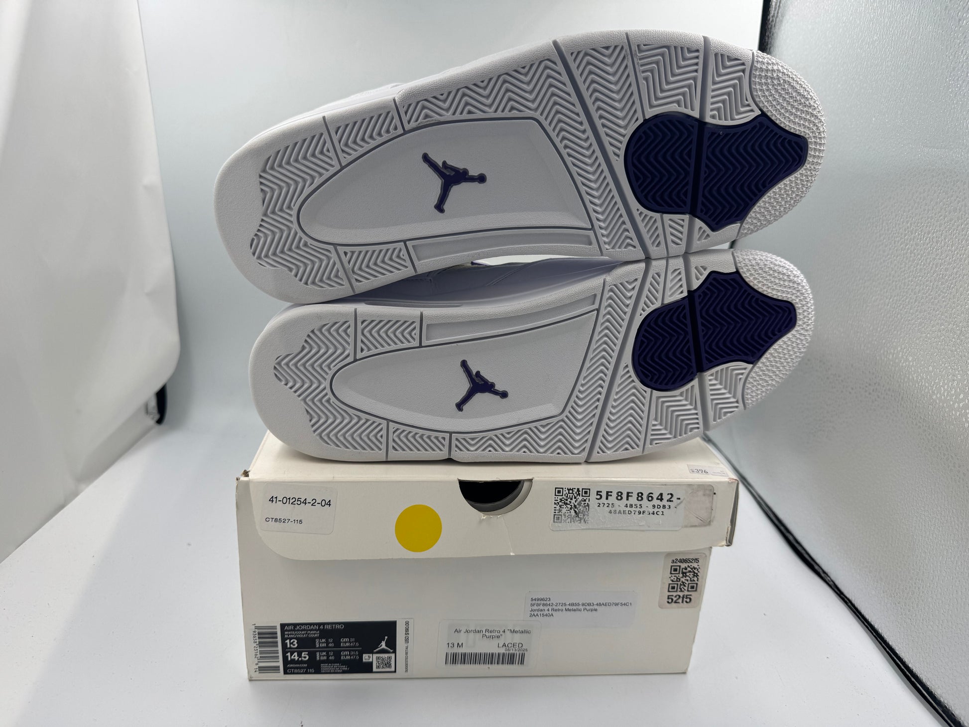 PRE OWNED Air Jordan Retro 4 "Metallic Purple" Conditional