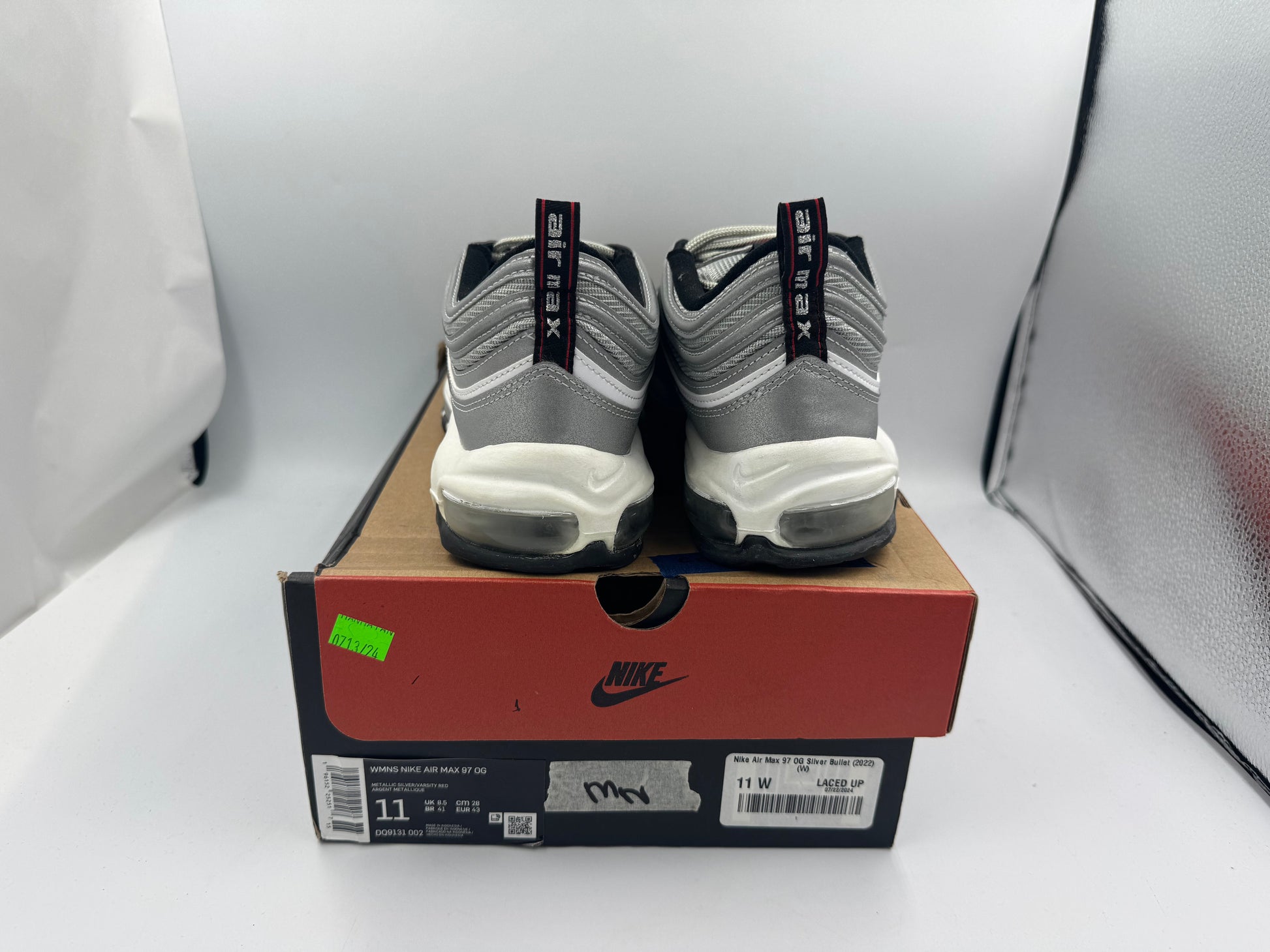 PRE OWNED Nike Air Max 97 OG Silver Bullet (2022) (W) Conditional
