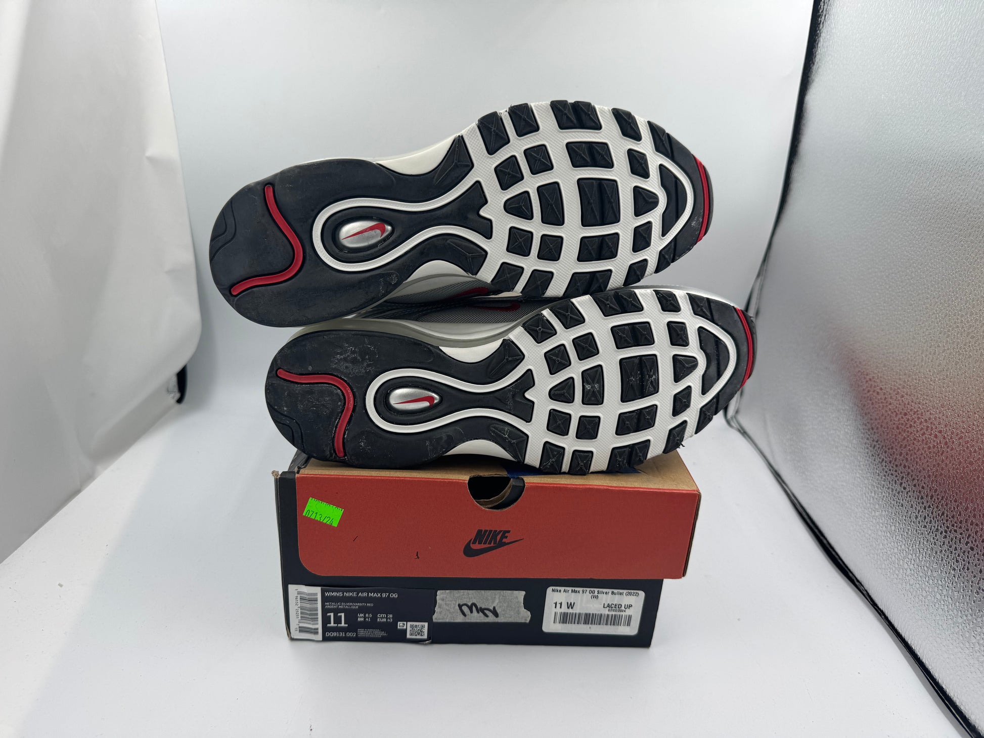 PRE OWNED Nike Air Max 97 OG Silver Bullet (2022) (W) Conditional
