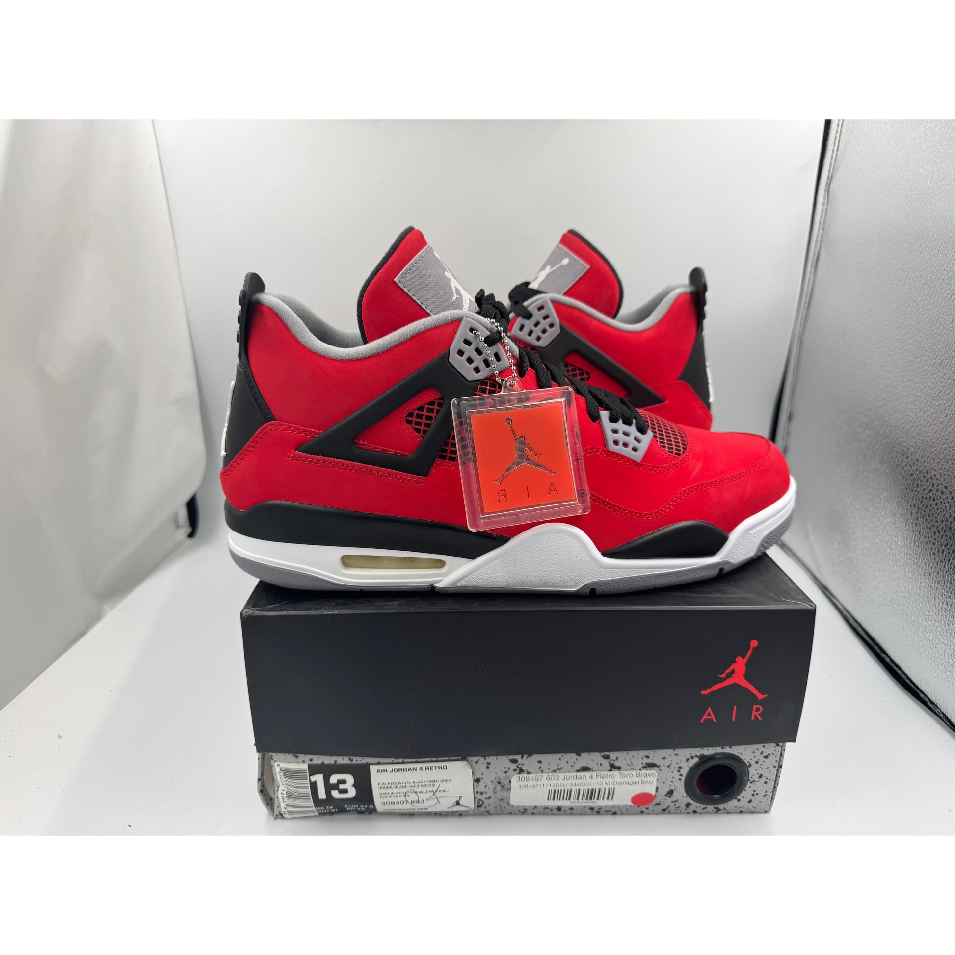 PRE OWNED Air Jordan Retro 4 Toro Bravo Conditional