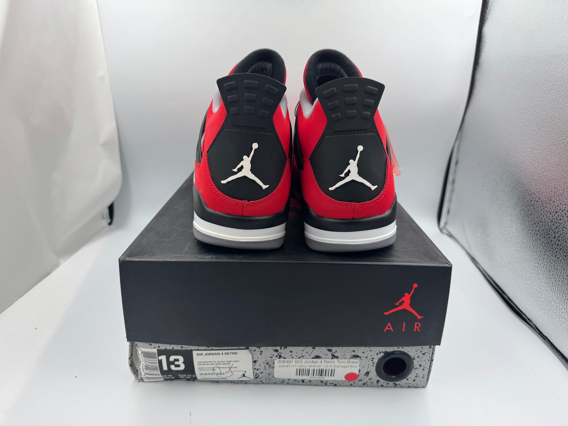 PRE OWNED Air Jordan Retro 4 Toro Bravo Conditional