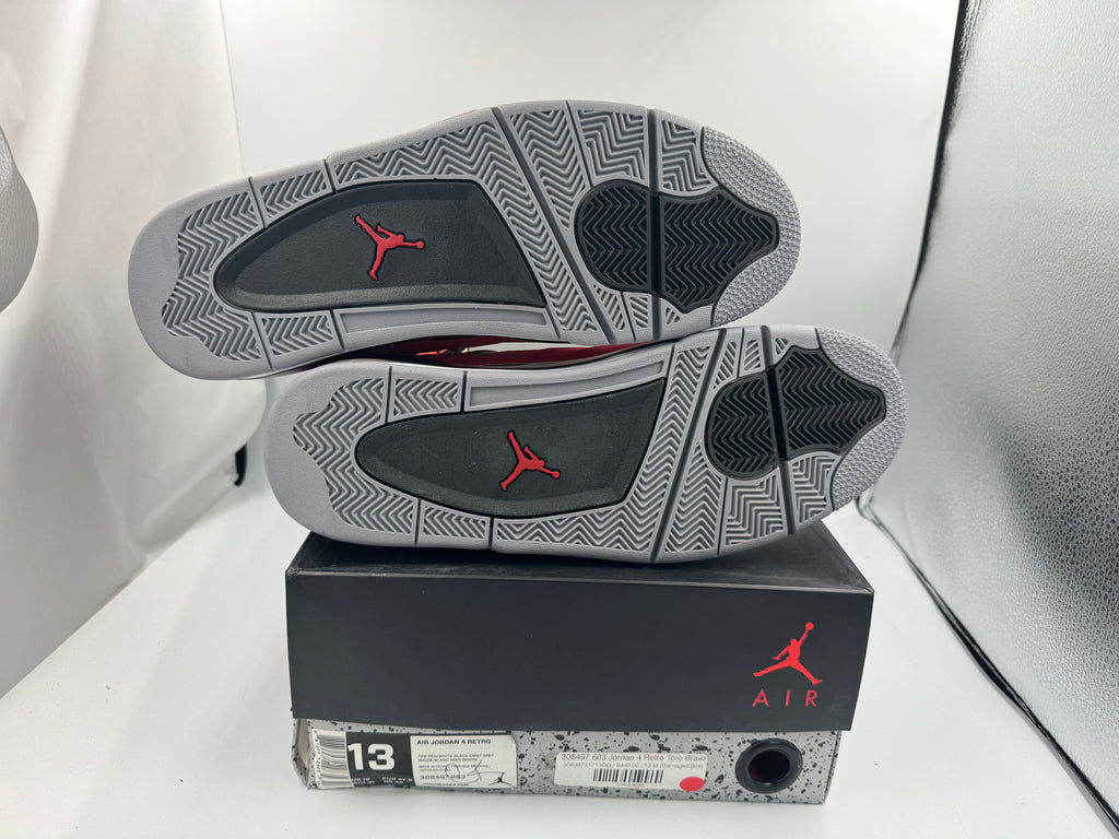 PRE OWNED Air Jordan Retro 4 Toro Bravo Conditional