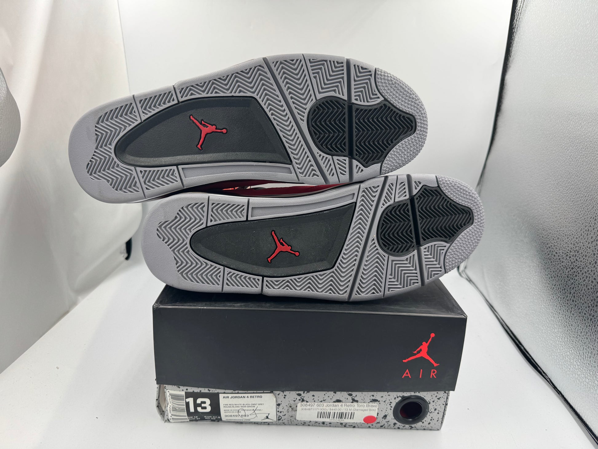 PRE OWNED Air Jordan Retro 4 Toro Bravo Conditional