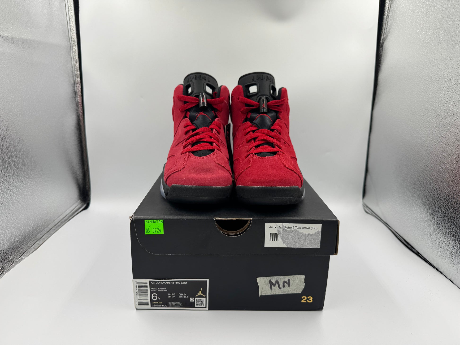 PRE OWNED Air Jordan Retro 6 Toro Bravo (GS) Conditional