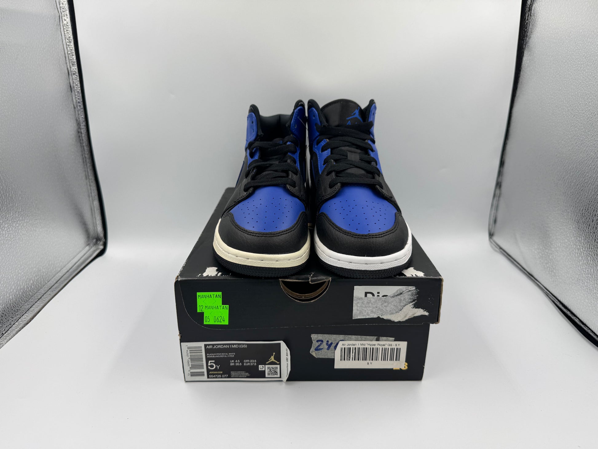 PRE OWNED Air Jordan 1 Mid "Hyper Royal" GS Conditional