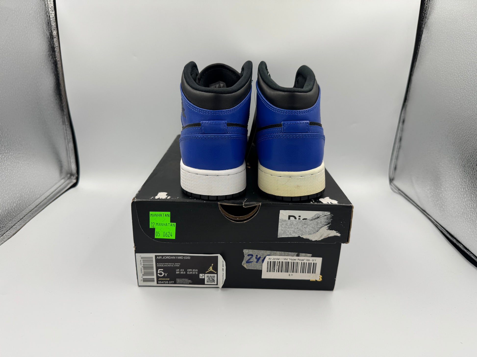 PRE OWNED Air Jordan 1 Mid "Hyper Royal" GS Conditional