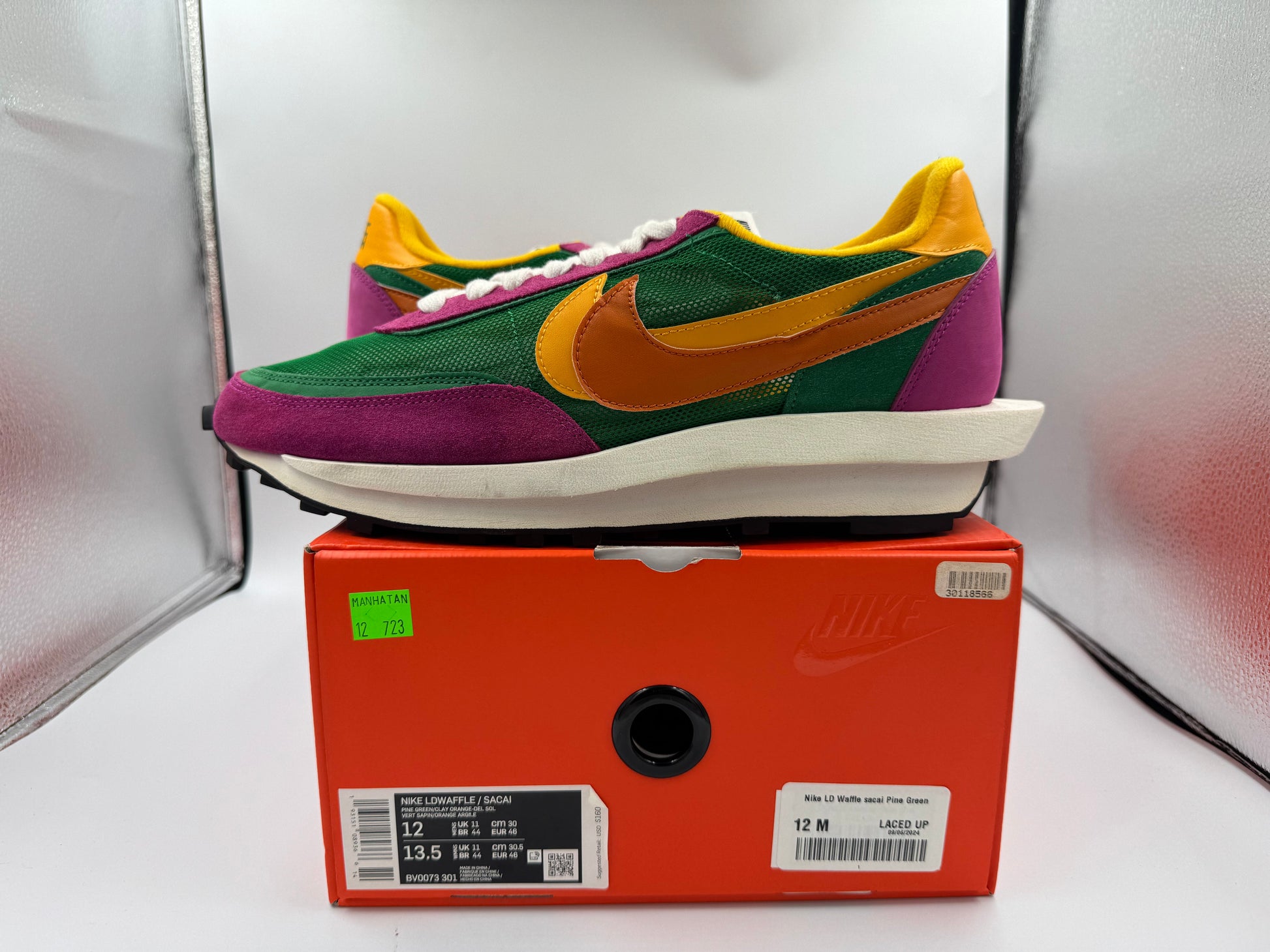 PRE OWNED Nike LD Waffle sacai Pine Green Conditional