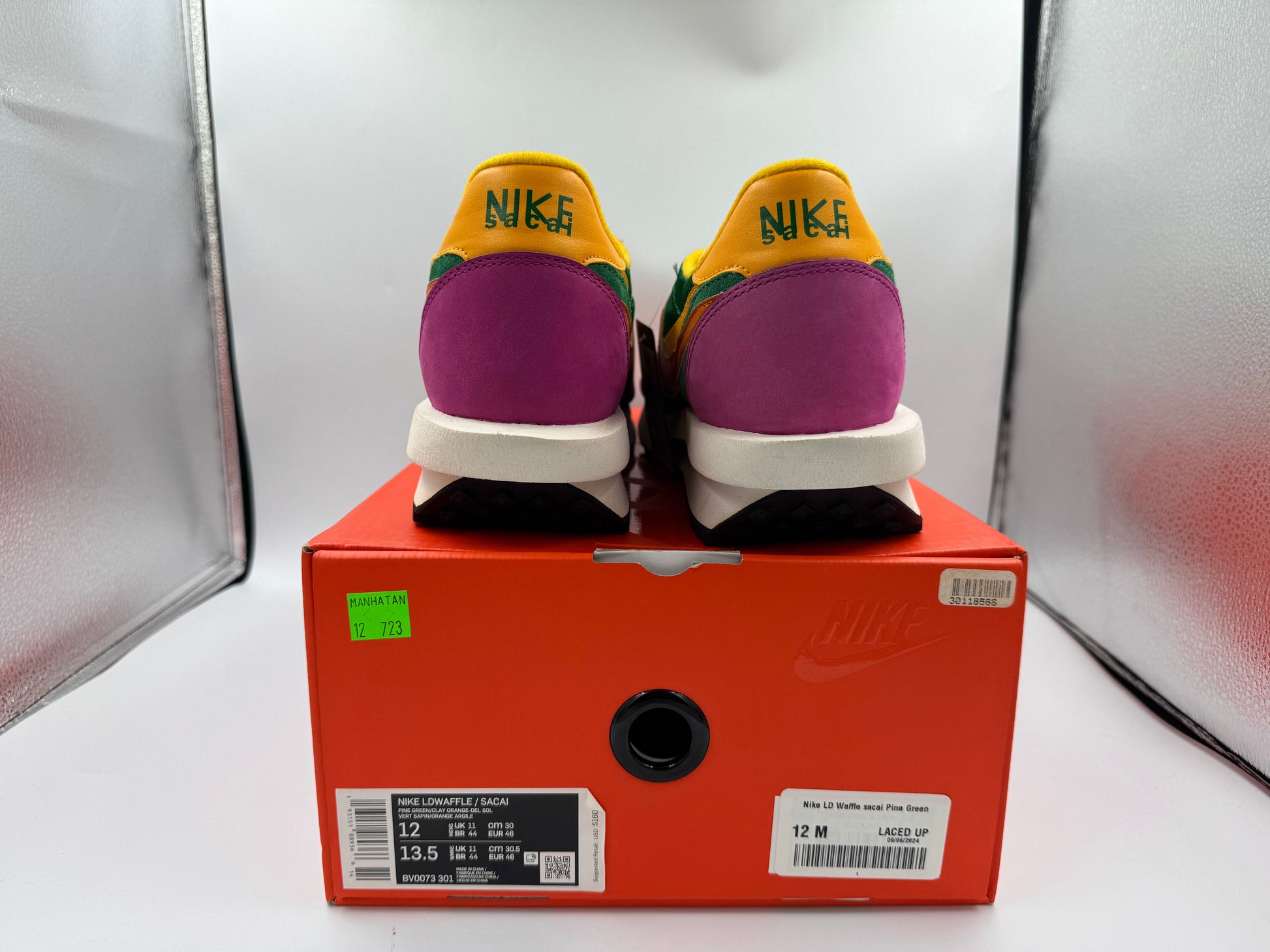 PRE OWNED Nike LD Waffle sacai Pine Green Conditional