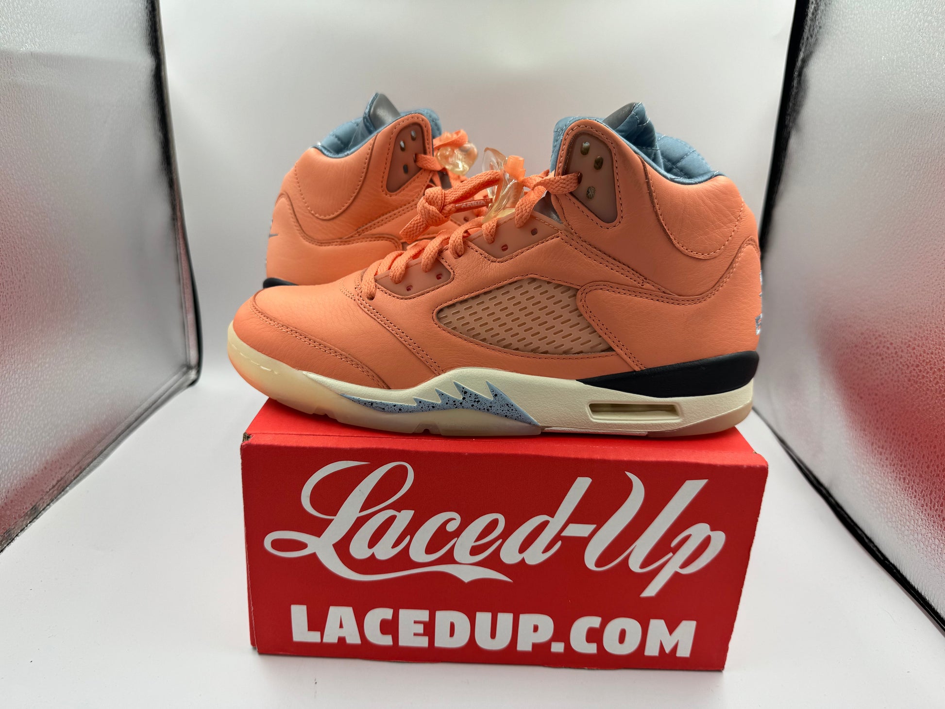 PRE OWNED Air Jordan Retro 5 DJ Khaled We The Best Crimson Bliss Conditional