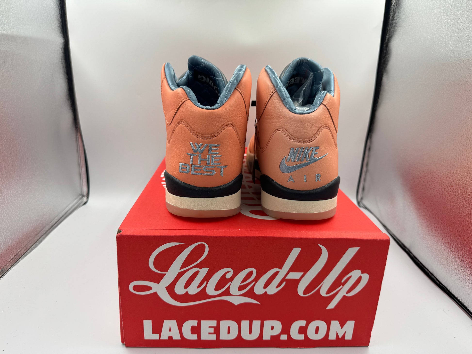 PRE OWNED Air Jordan Retro 5 DJ Khaled We The Best Crimson Bliss Conditional
