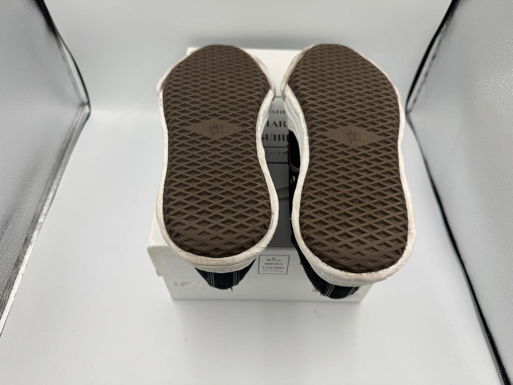 PRE OWNED Maison Mihara Yasuhiro Hank OG Sole Canvas Low Black
