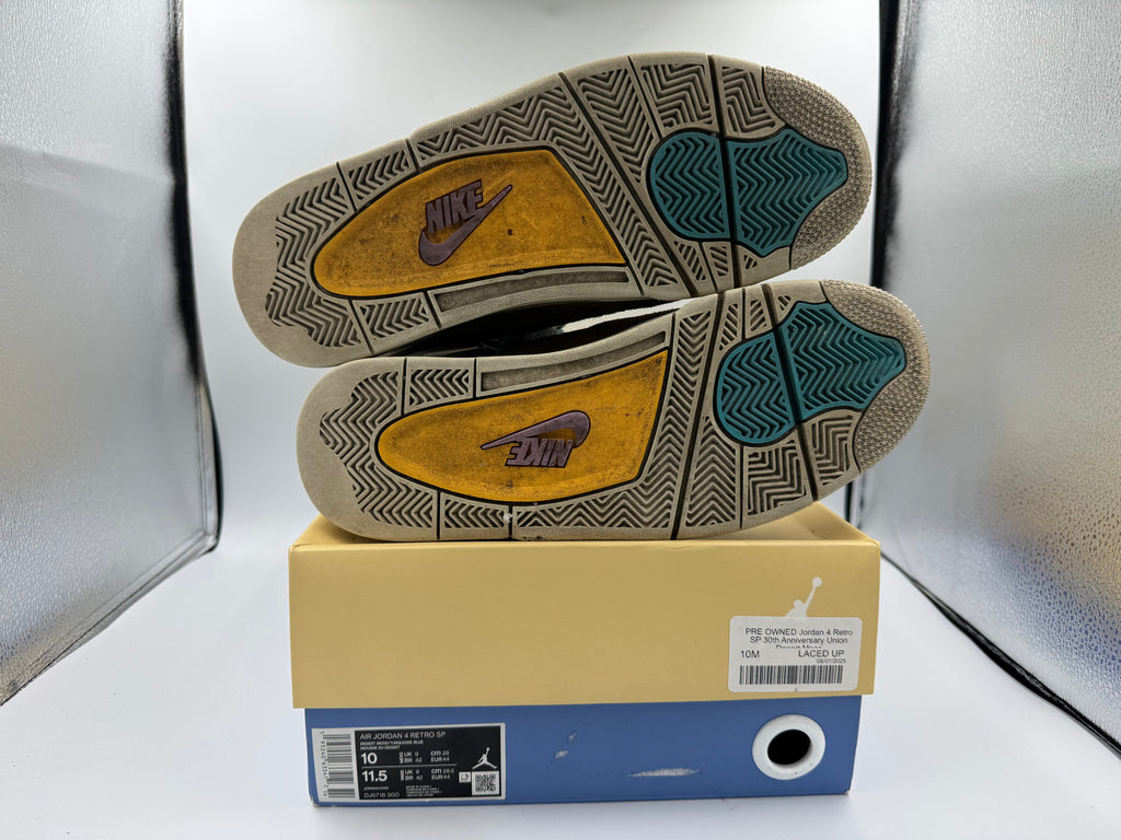 PRE OWNED Jordan 4 Retro SP 30th Anniversary Union Desert Moss