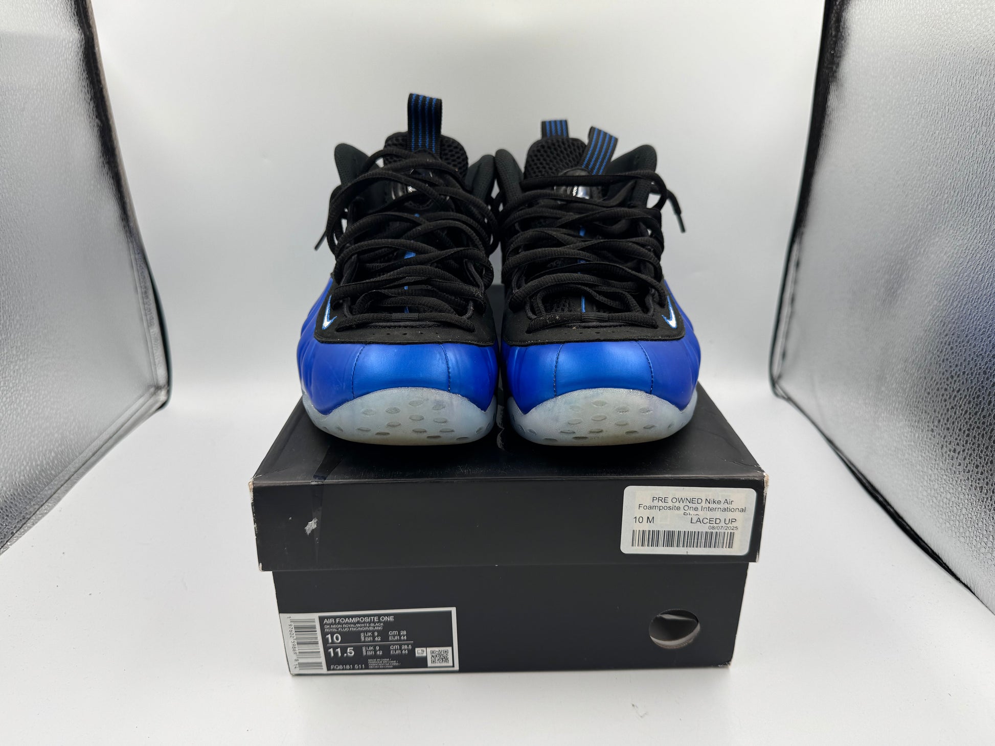 PRE OWNED Nike Air Foamposite One International Blue