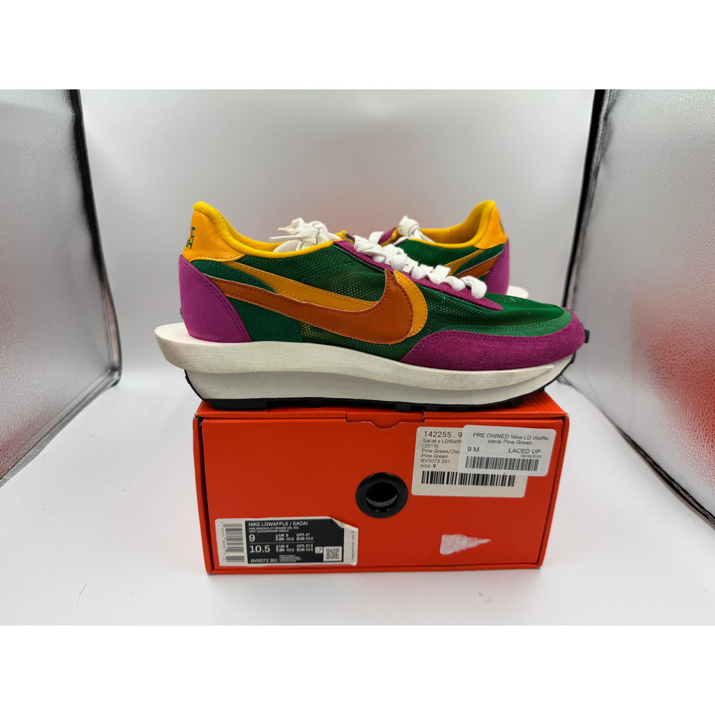 PRE OWNED Nike LD Waffle sacai Pine Green