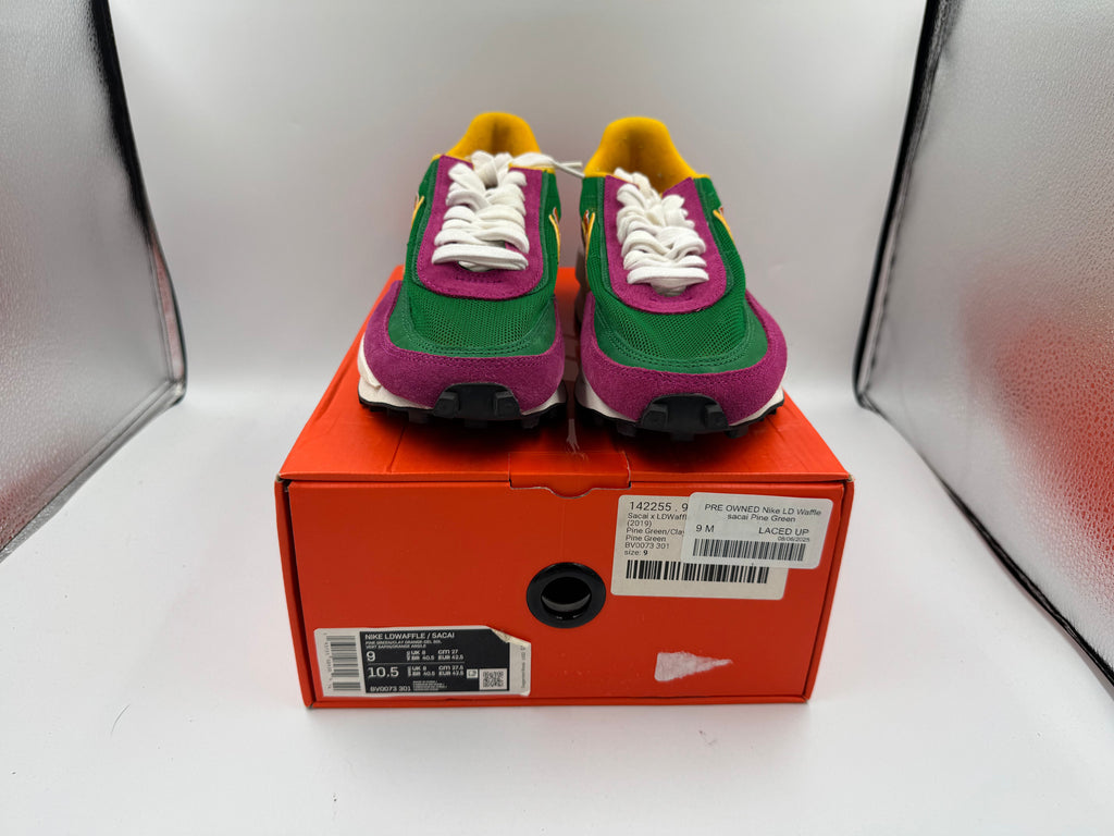 PRE OWNED Nike LD Waffle sacai Pine Green