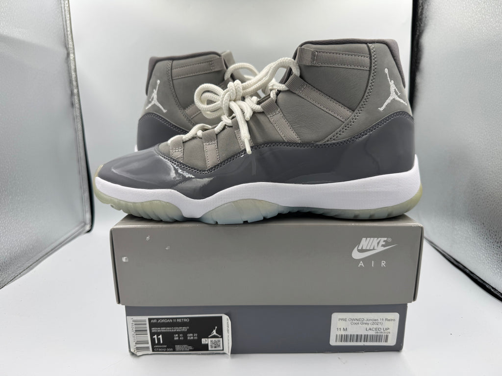 PRE OWNED Jordan 11 Retro Cool Grey (2021)
