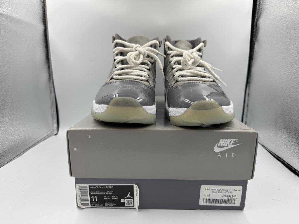PRE OWNED Jordan 11 Retro Cool Grey (2021)