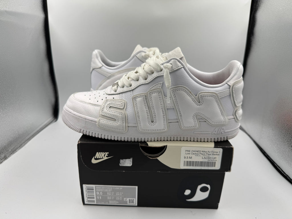 PRE OWNED Nike Air Force 1 Low Cactus Plant Flea Market White (2024)