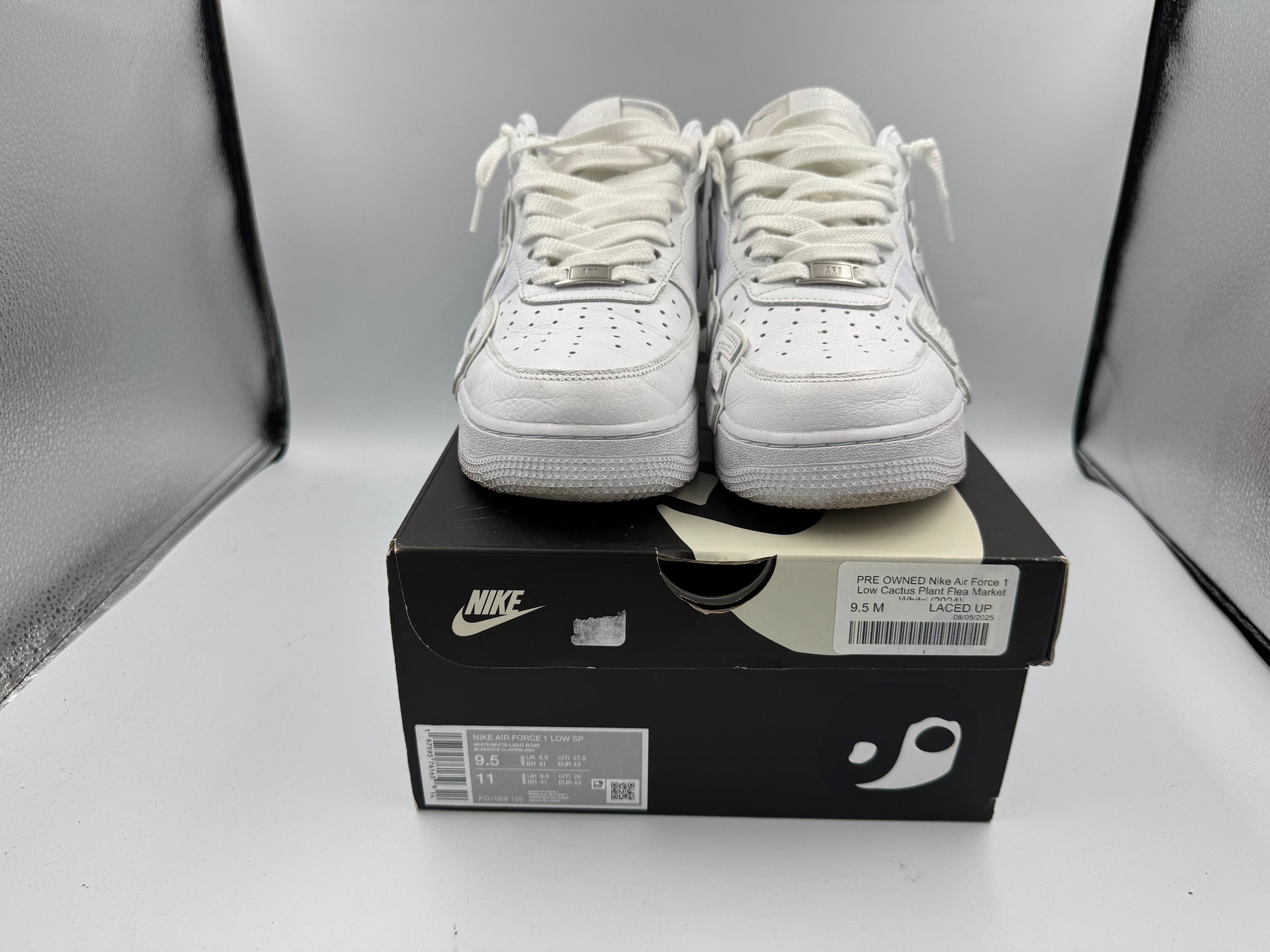 PRE OWNED Nike Air Force 1 Low Cactus Plant Flea Market White (2024)
