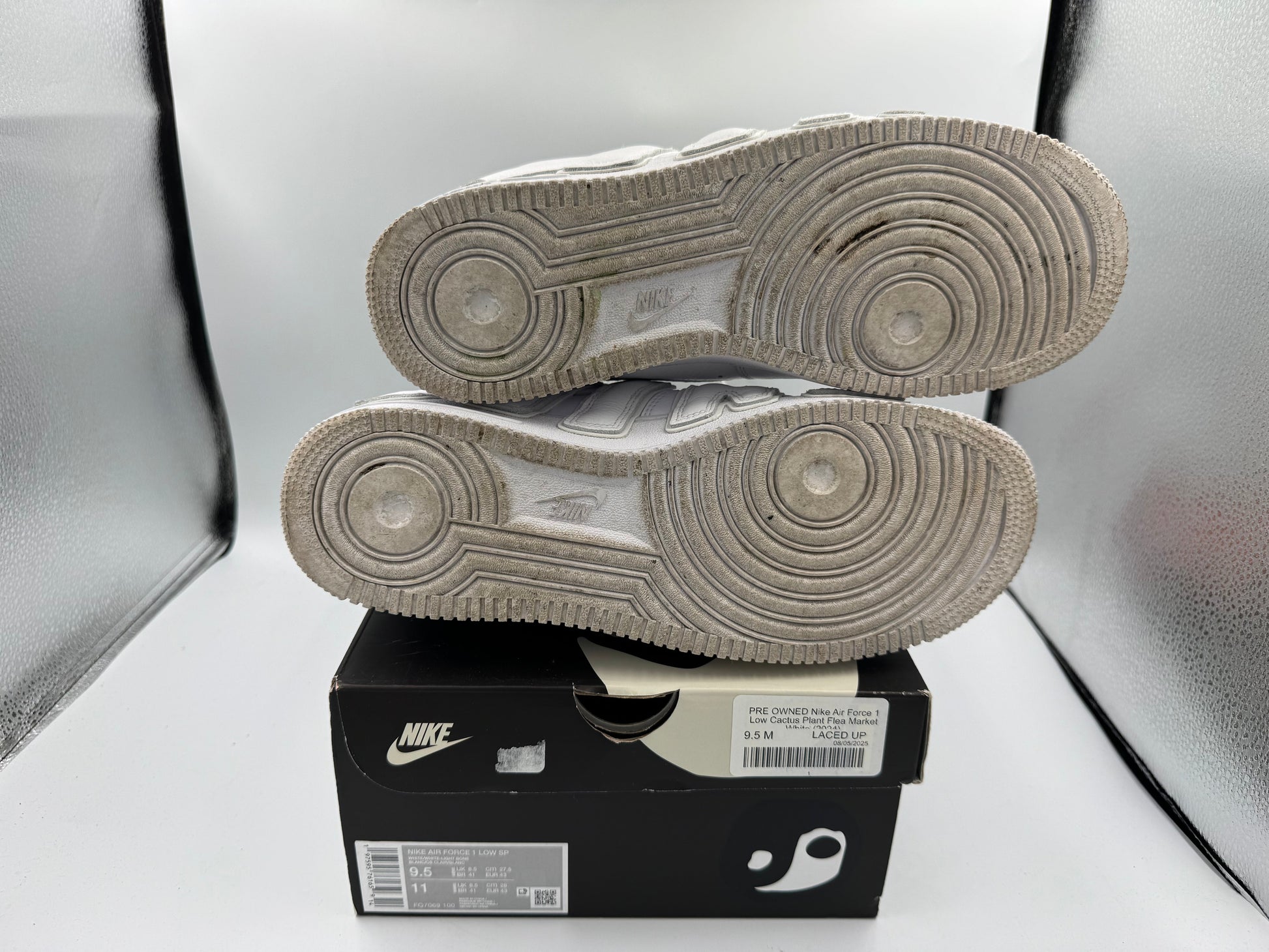 PRE OWNED Nike Air Force 1 Low Cactus Plant Flea Market White (2024)