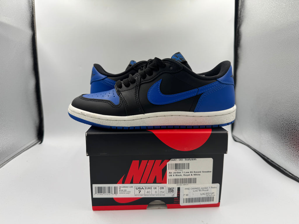 PRE OWNED Jordan 1 Retro Low '85 Royal