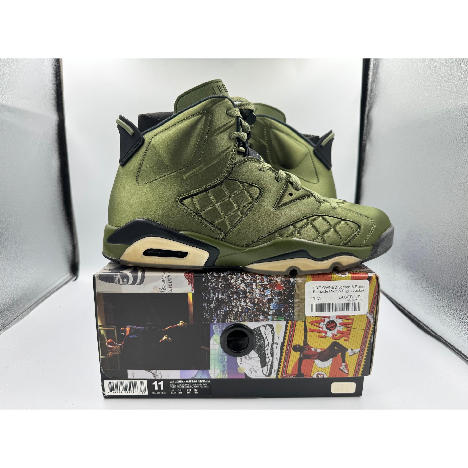 PRE OWNED Jordan 6 Retro Pinnacle Promo Flight Jacket