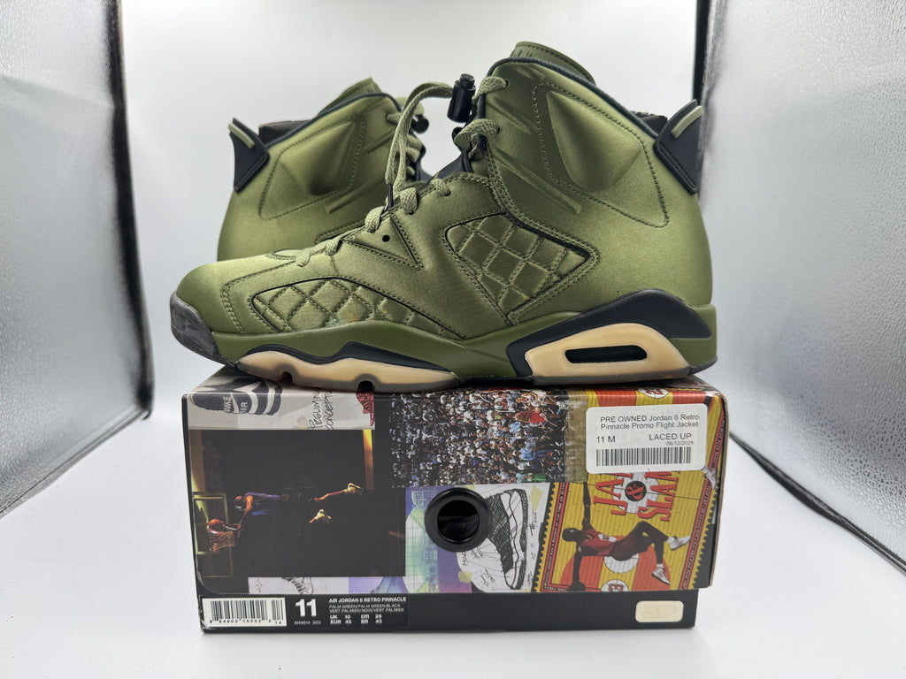 PRE OWNED Jordan 6 Retro Pinnacle Promo Flight Jacket