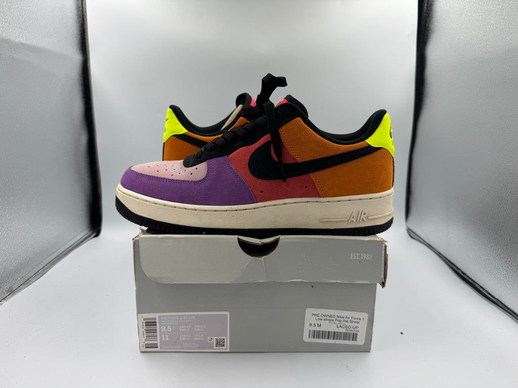 PRE OWNED Nike Air Force 1 Low atmos Pop the Street Collection
