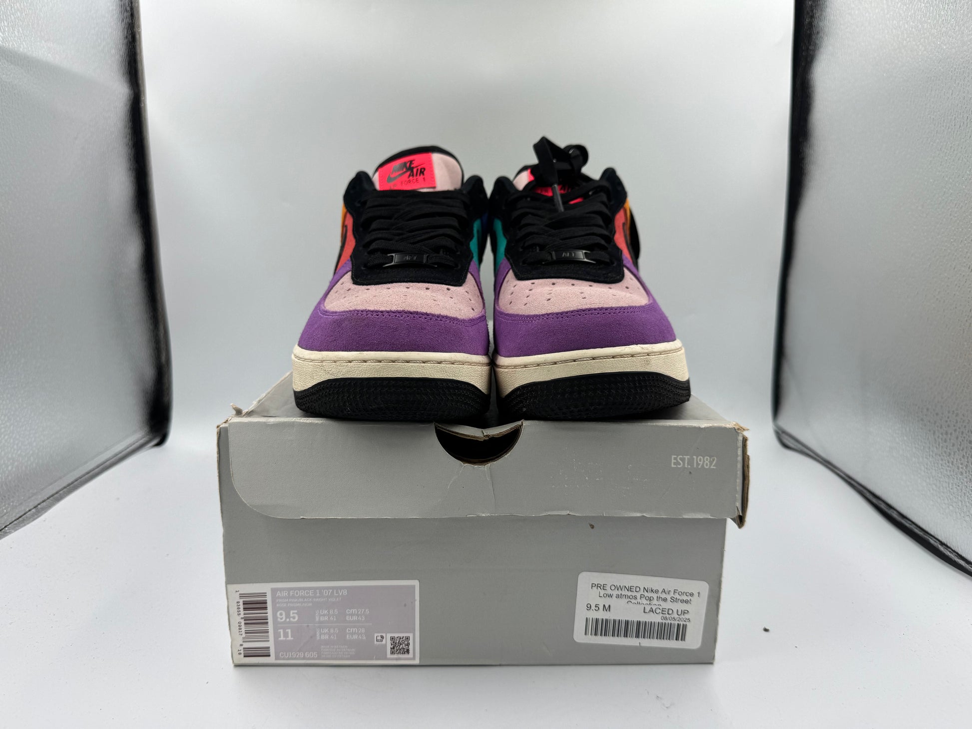 PRE OWNED Nike Air Force 1 Low atmos Pop the Street Collection