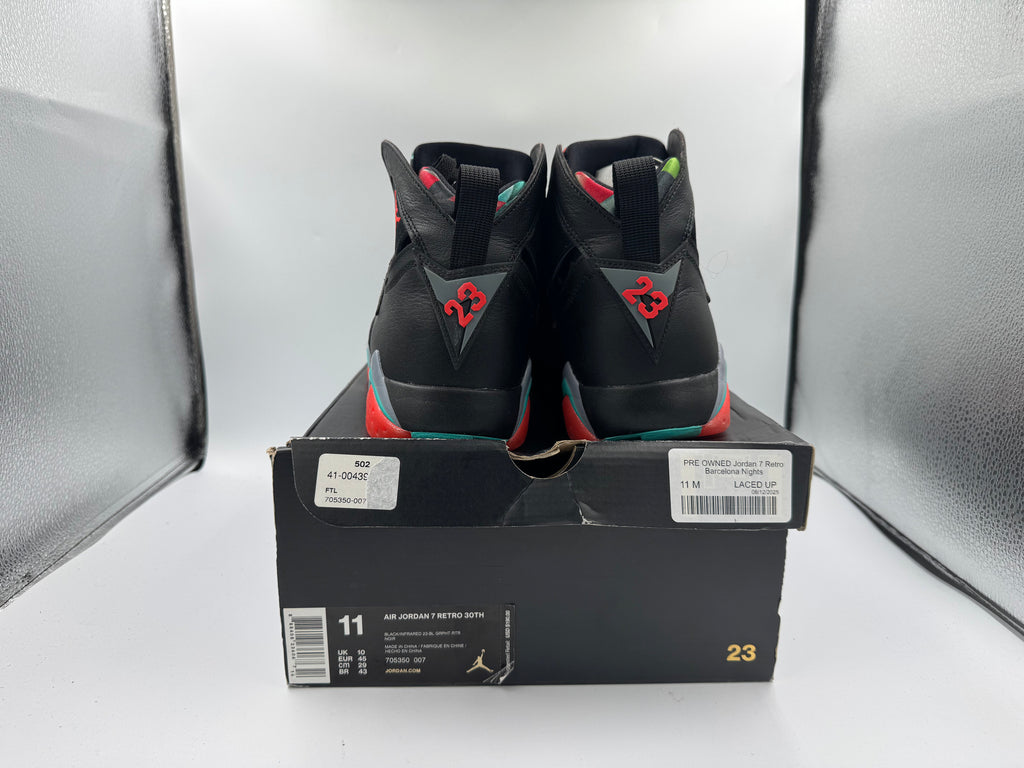 PRE OWNED Jordan 7 Retro Barcelona Nights