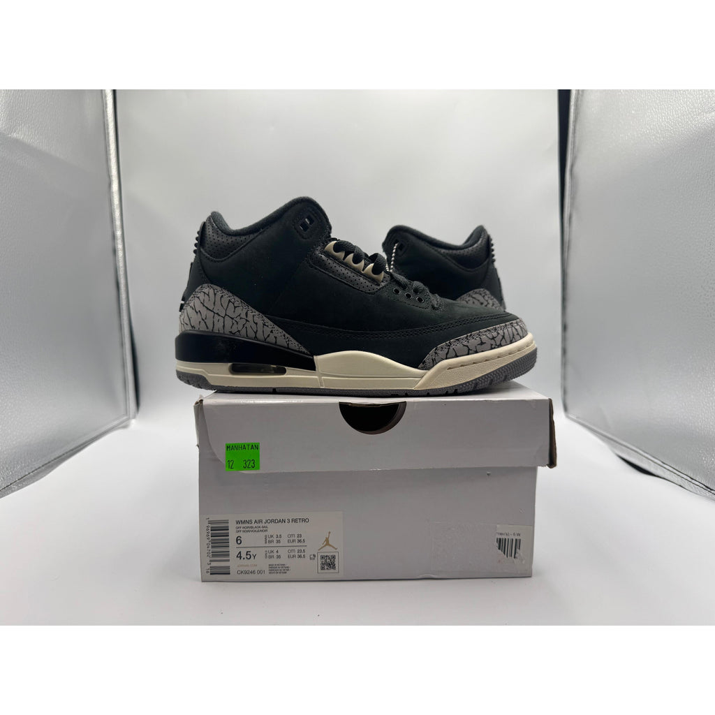 PRE OWNED Jordan 3 Retro Off Noir (Women's) Conditional
